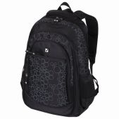 Рюкзак Brauberg 225289 Delta универсальный, 3 отделения, Element, черный, 47х31х16 см