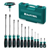 Набор отверток Kraftool 25035 IMPACT 13 шт, сквозной стержень Cr-Mo, ударных