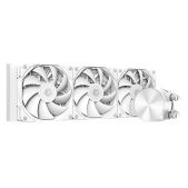 Комплект водяного охлаждения ID-CoolING FX360 Pro White LGA20XX/1700/1200/115X/AM4/AM5 TDP 350W, Black вентилятор and PUMP, PWM, Triple вентилятор 120мм, белый RET