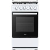Плита газовая Midea MFO-M4G20T0E WH ст.кр, чуг.реш
