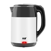 Чайник HITT HT-5024 1.7, 1550Вт; пластик, черн-бел.