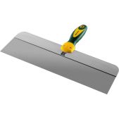 Kraftool 10036-400 400мм, широкое полотно, алюминийиниевая направляющая, двухкомпонентная ручка, нержавеющий, фасадный шпатель