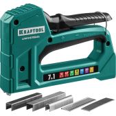 Kraftool 31524 Universal, 7-в-1: 53 A/10/JT21 23GA 6 - 14мм /140 G/11/57 20GA 8 - 14мм /13/53F/36/500, универсальный легкий степлер