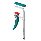 Kraftool 32331-160 KRAFTFLEX, KLT-160, 160/60мм, универсальная, цельнокованая, рычажная, быстрозажимная, в T-track струбцина