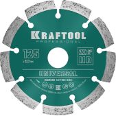 Kraftool 36680-125 LASER-Universal 125мм 22.2мм, 10х2.4мм, алмазный диск