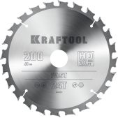 Kraftool 36950-200-30 Fast, 200 х 30мм, 24Т, пильный диск по дереву