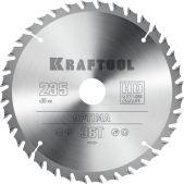 Kraftool 36951-235-30 Optima, 235 х 30мм, 36Т, пильный диск по дереву