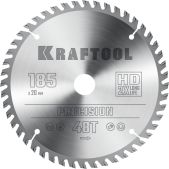 Kraftool 36952-185-20 Precision, 185 x 20мм, 48Т, пильный диск по дереву