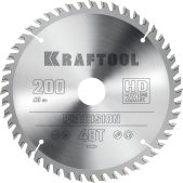 Kraftool 36952-200-30 Precision, 200 х 30мм, 48Т, пильный диск по дереву