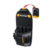 Kraftool 38777 KP-11 с быстросъёмным креплением FastClip, 11 карманов и петель, 170 х 360мм, поясная сумка