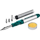 Kraftool 55504-H8 SolderGas, 70 B, 30 - 70 Вт, 1300°С, горелка, фен, набор 8 в 1, газовый паяльник