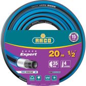 Raco Expert, 1/2, 20 м, 35 атм, четырёхслойный, армированный, поливочный шланг 40302-1/2-20