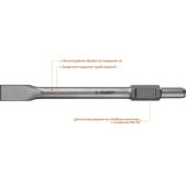 Зубило HEX-30 Зубр 29375-35-400 Буран, 35 х 400мм, плоское