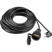 Зубр 55020-20 ПВС-315-Ш, ПВС, 3 х 1.5мм2, 20 м, IP44, 3500 Вт, силовой удлинитель-шнур, Профессионал