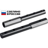 Зубр 707107-2 УД-2, НЕХ 23 - круг 30мм, 2 шт, удлинитель