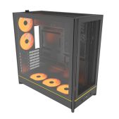 Корпус ATX Без БП Montech HS01 Pro Black 5x120мм ARGB fans & hub