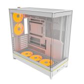 Корпус ATX Без БП Montech HS02 Pro White 5x120мм ARGB fans & hub