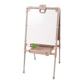 Мольберт Brauberg 665759 Nika Kids растущий для мела/магнитно-маркерный 53х46 см, бежевый