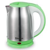 Чайник Sakura SA-2147G 1.8 нерж+зелен д