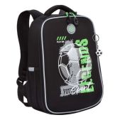 Ранец Grizzly RAw-497-9/1 анатомическая спинка, облегченный, 1 отделение, для мальчиков, Play On, 37х26х16 см