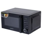 СВЧ печь BRASSON 454979 MW2070D-8BL, 20 л., 700 Вт, таймер, 8 АВТО ПРОГРАММ, дисплей, защита от детей, черная