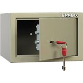Сейф мебельный Brabix 291161 D-18m, 180х270х236мм, 5 кг, ключевой замок, крепление к стене