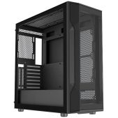 Корпус ATX без БП Sama S40E-BKAP00X1-RU Case S40E Black, Midi-Tower, TG, no fans, 2xUSB 3.0 + 1xUSB 3.1 Type-C, ATX, mATX, mITX