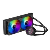 Система водяного охлаждения 1STPlayer TS4-240-BK TS4 240 Black 2x120мм, ARGB, IPS display