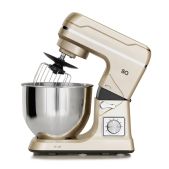 Миксер BQ MX821 планетарный золотой чаша 5л, 1600Вт, 6 скоростей