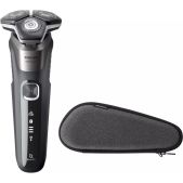Бритва Philips S5887/30 роторная 3 режущих элемента питание аккумулятор серый/серебристый