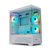 Корпус ATX без БП Xastra Q500-6FM12A-C10-UC-WH Q500 6ARGB-C10-UC White Aquarium Screewless/ 6x120мм ARGB PWM FM fans/Argb+PWM HUB 10port/ Type-C