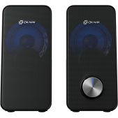 Колонки Oklick 1458492 OK-122 2.0 черный 6Вт