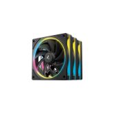 Вентилятор Deepcool FL12 SE 3 IN 1 120x120x25мм PWM, ARGB, черный, 400-1900об/мин Color Box