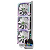 Система водяного охлаждения Xastra LZ360-WHAFAX-GL LZ360 ARGB WH Intel LGA1851/1700/1200/115X/AM5/AM4 3x120мм ARGB Dot-matrix вентилятор and PUMP, HUB Controller, белый RET