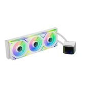 Система водяного охлаждения XPG WHCWW LEVANTE II 360 3x120мм Infinite Mirror вентилятор design White