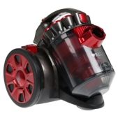Пылесос Kelli KL-8005 красный 2.4кВт/420Вт, без мешка, 2.5л, метал. телескоп. трубка