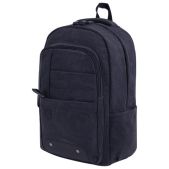 Рюкзак Brauberg 225296 Delta универсальный, 2 отделения, холщовый, Pulse, темно-серый, 44х30х14 см