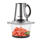 Измельчитель Kelli KL-5218 Мощный мотор: 1.2кВт Число скоростей: 2 Противоскользящее основание Двухъярусный нож с 4-мя лезвиями Механическое управление Материал корпуса: пластик+нержавеющая стальНожи из нержавеющей сталиДвухъярусный нож с 4-мя