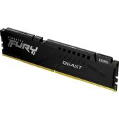 Модуль памяти DDR5 16Gb 6400MHz Kingston KF564C32BBE-16 Fury Beast Black Expo Gaming PC5-51200 CL32 DIMM 288-pin 1.4В single rank с радиатором