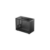 Корпус mATX без БП Deepcool CH160 Plus боковое окно закаленное стекло, черный, Micro ATX/Mini-ITX