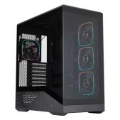 Корпус ATX без БП 1STPlayer GM7-BK-3FN7R-1FN7 GM7 ARGB Black 4x120мм ARGB fans