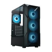 Корпус ATX без БП Xastra A304 4ARGB-C6 Black ATX/Mesh/half-size TG/4x120мм ARGB FC fans/Argb+PWM HUB 6port/ A304-4FC12A-C6
