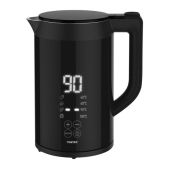 Чайник Centek CT-1006 1.7л 2.2кВт, двойные стенкиLED-дисплей, сенсор, черный