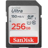 Карта памяти SDXC 256Gb SanDisk SDSDUNC-256G-GN6IN Ultra UHS I 150MB/s for DSLR and Mirrorless Cameras
