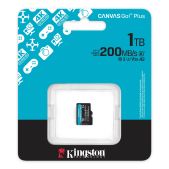 Карта памяти MicroSDXC 1Tb Kingston SDCG4/1TB Canvas Go Plus 200Mb/s A2 U3 V30 R200Mb/s W160Mb/s