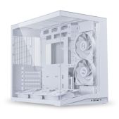Корпус ATX Без БП Lian Li G99.O11DMIV2FW.R0 O11 Dynamic Mini V2 Flow White 5 x 120мм PWM вентилятор Mid-Tower, TG