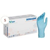 Перчатки смотровые нитриловые Dermagrip D1101-27 Ultra, 100 пар 200штук, повышенная чувствительность, размер 6-7, S малый