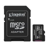 Карта памяти MicroSDXC 128Gb Kingston SDCS3/128Gb 150Mb/s Canvas Select Plus Gen3 A1 U1, с адаптером
