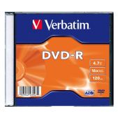 Диск DVD-R Verbatim 43547 4.7Gb 16x Slim case 20шт