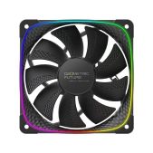 Вентилятор Geometric Future 1F2503R112001 Case Cooler Squama 2503RB-12 Reverse 120x120x25mm, 4-pin PWM, ARGB, 57.67CFM, 29.87dBA, 1500RPM, Black